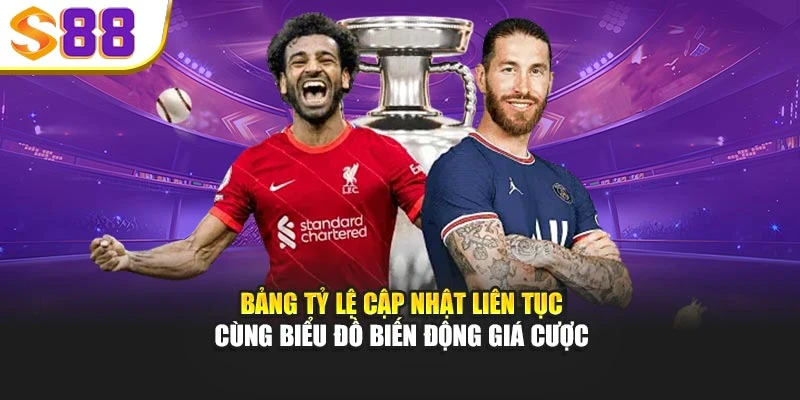 Bảng tỷ lệ cập nhật liên tục cùng biểu đồ biến động giá cược