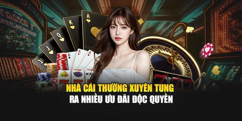 Nhà cái thường xuyên tung ra nhiều ưu đãi độc quyền
