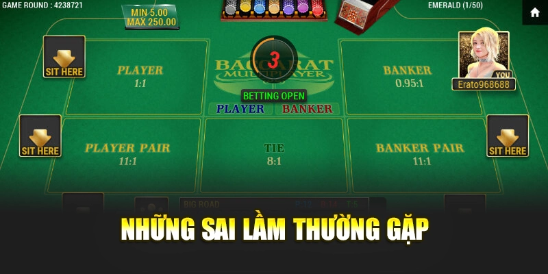 Những sai lầm thường gặp
