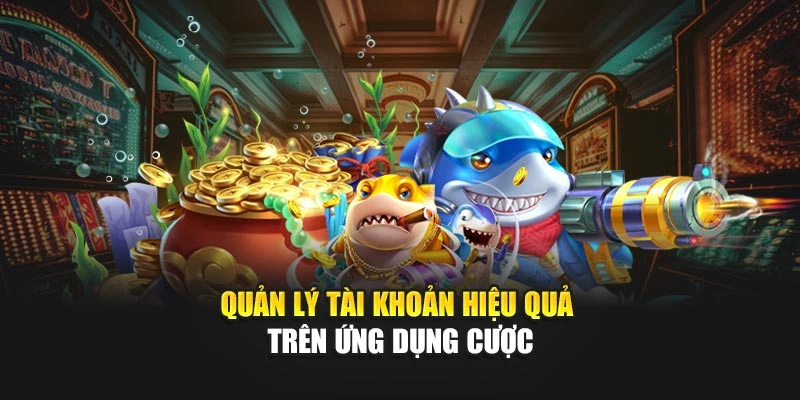 Quản lý tài khoản hiệu quả trên ứng dụng cược